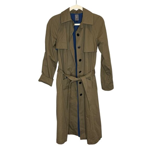 Anne Willi Paris Cotton Trench Coat Tan - Picture 1 of 13